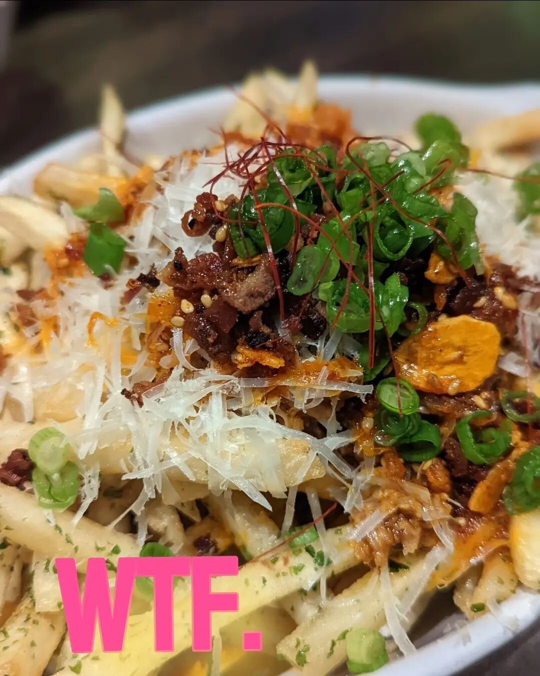 Uhhhhhhh when your friend @cwchase takes you to a Japanese restaurant in Capitol Hill in Seattle and they have poutine. 
And you're with your pals @nberry15 and @war_and_peas9
And the sashimi was crazy. 
Wasn't prepared for that level of whoa. 
T